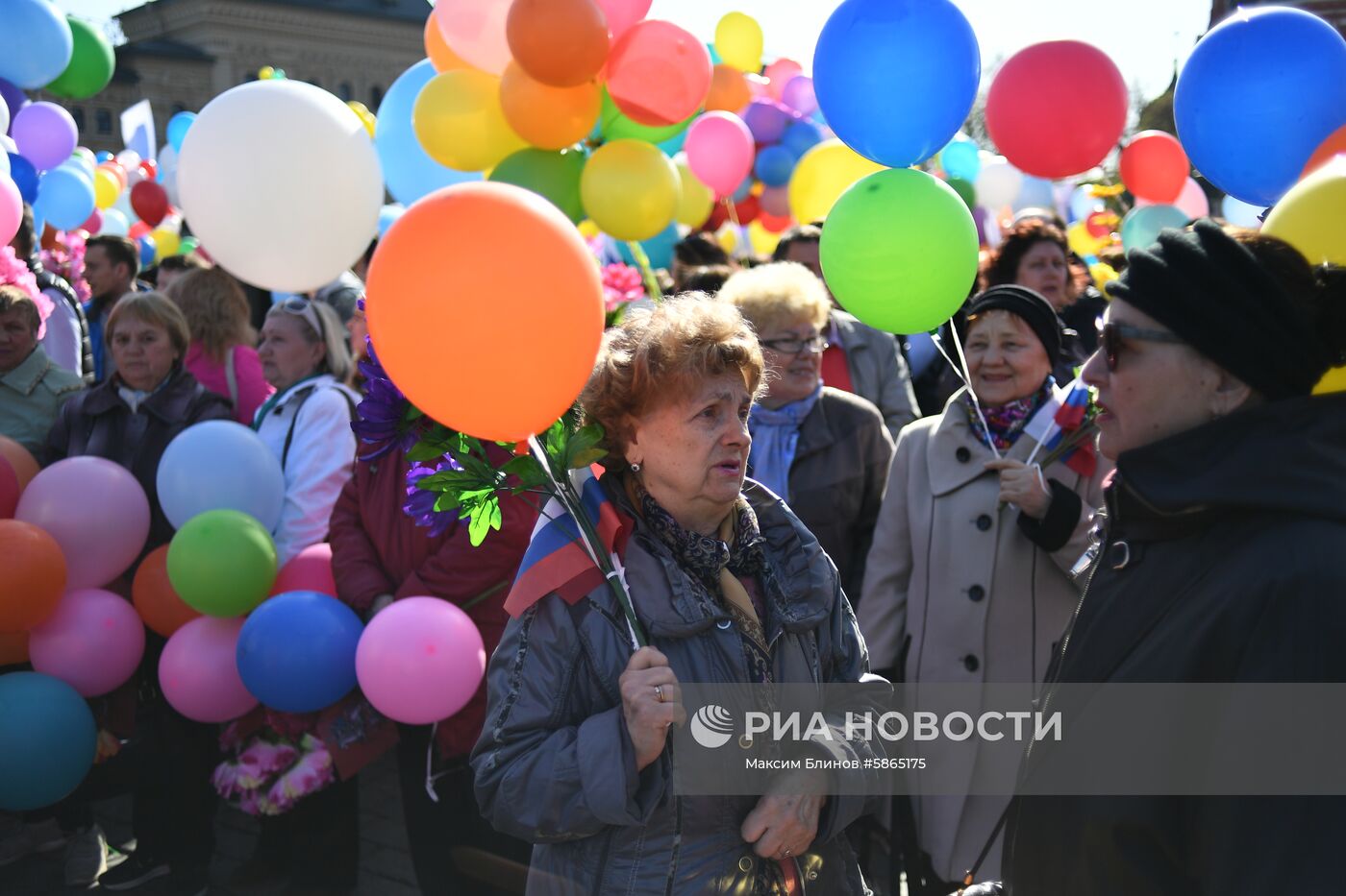 Первомайская демонстрация на Красной площади