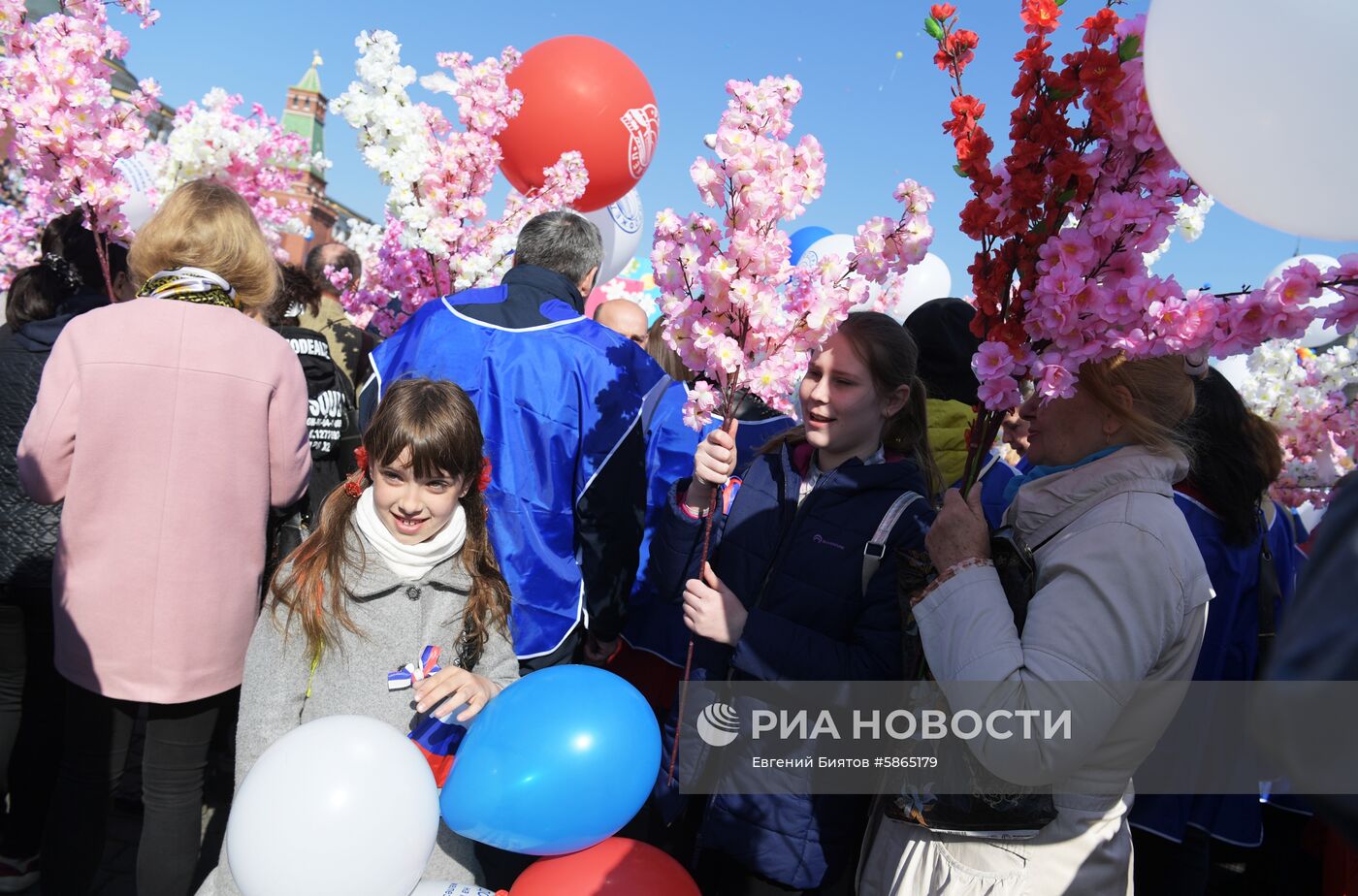 Первомайская демонстрация на Красной площади