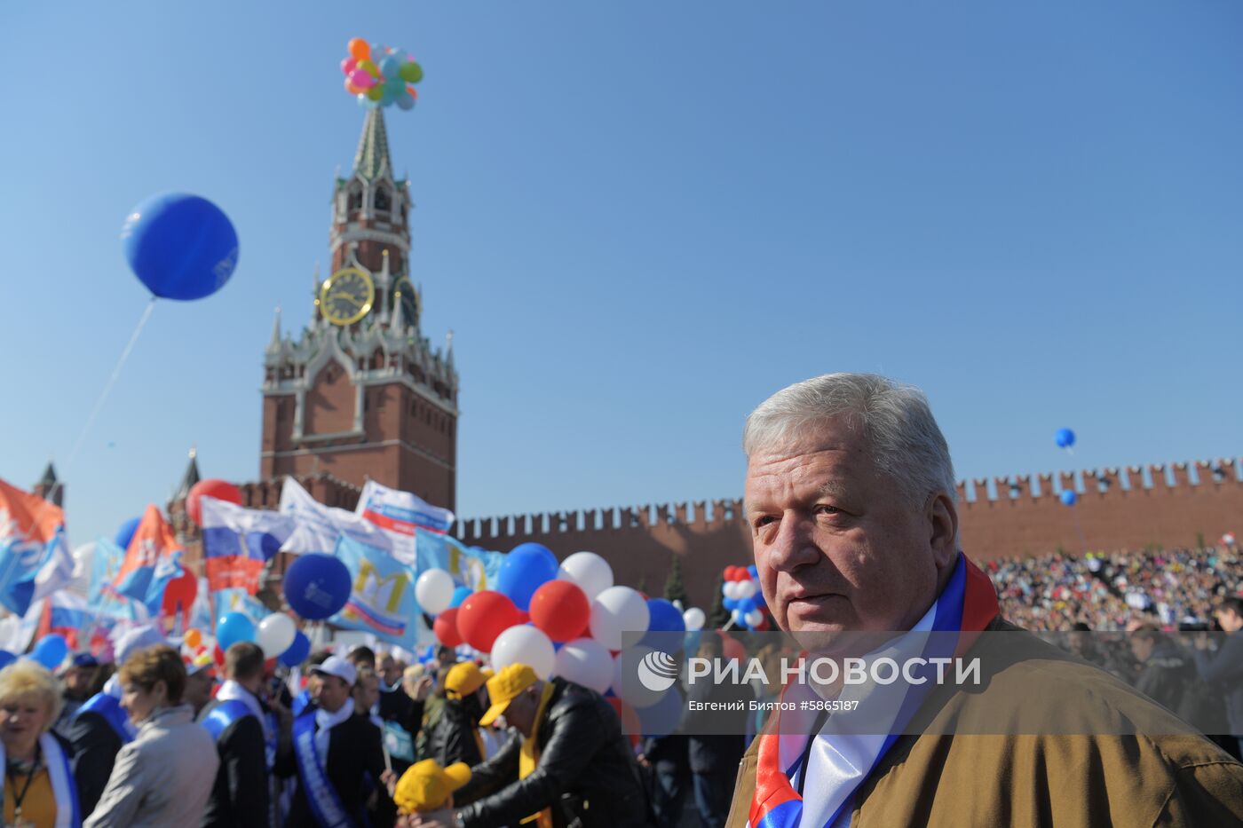 Первомайская демонстрация на Красной площади