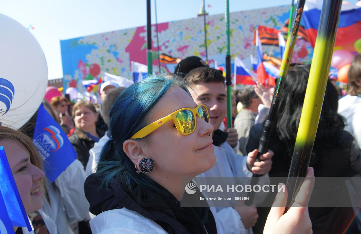 Первомайская демонстрация на Красной площади