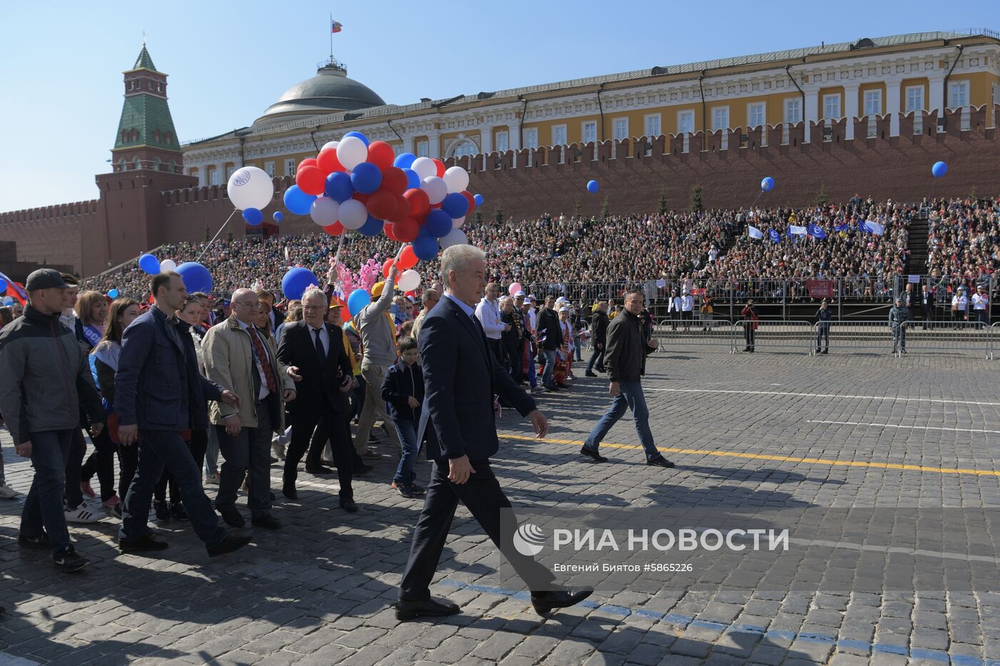 Первомайская демонстрация на Красной площади