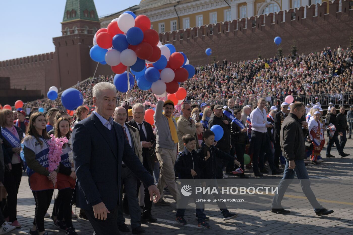 Первомайская демонстрация на Красной площади