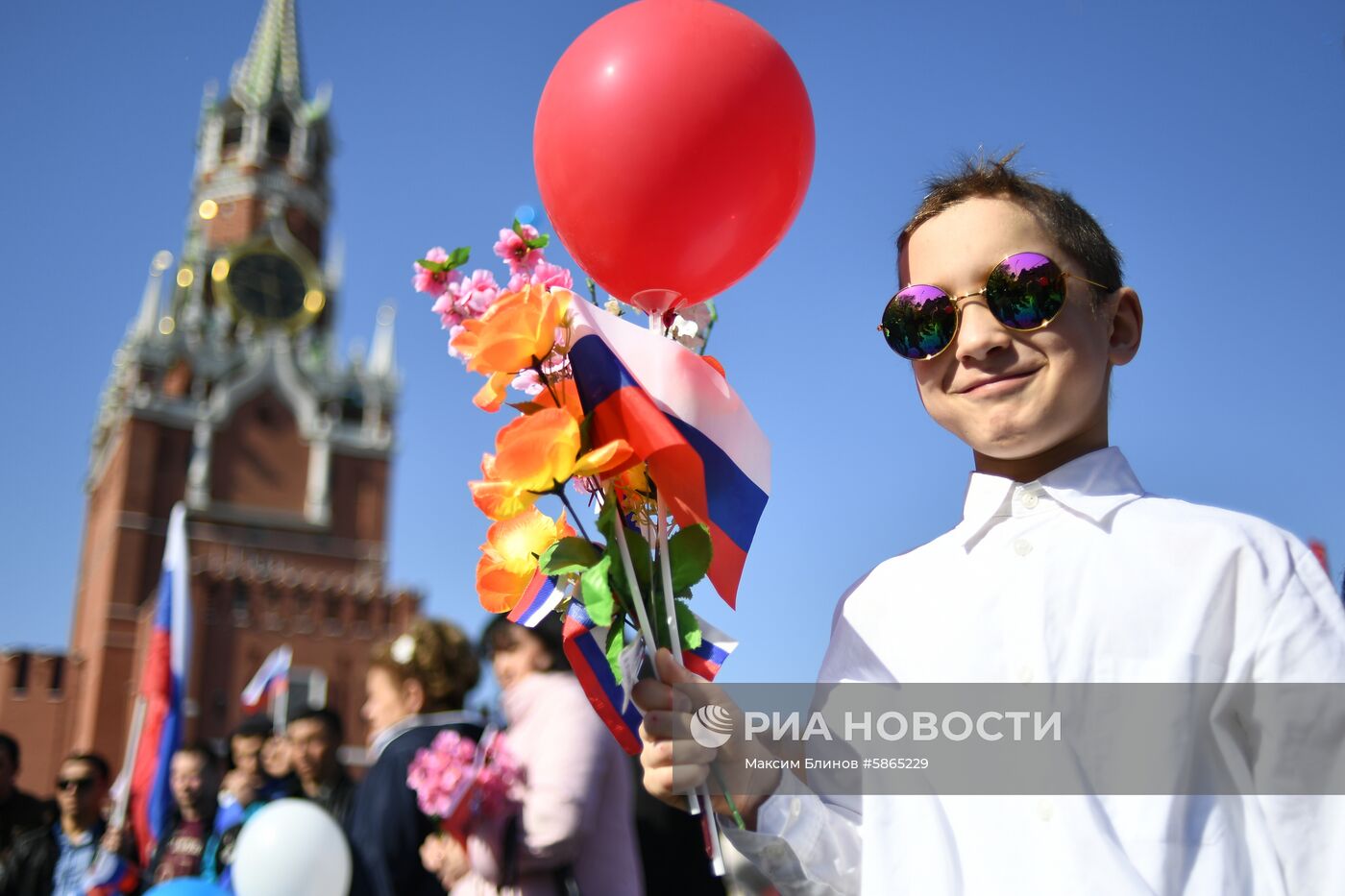 Первомайская демонстрация на Красной площади