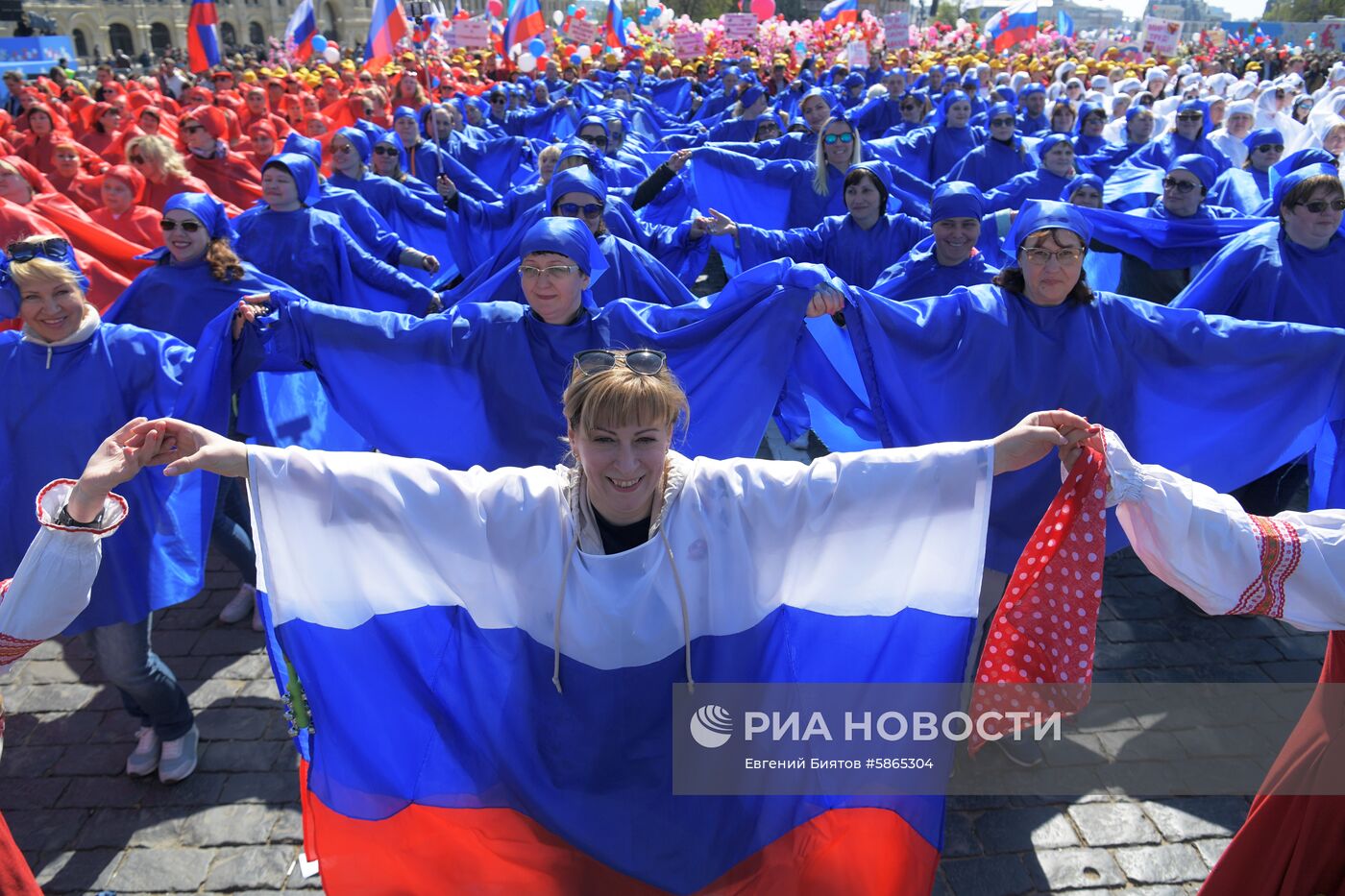 Первомайская демонстрация на Красной площади