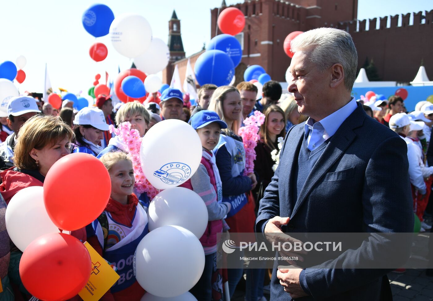 Первомайская демонстрация на Красной площади