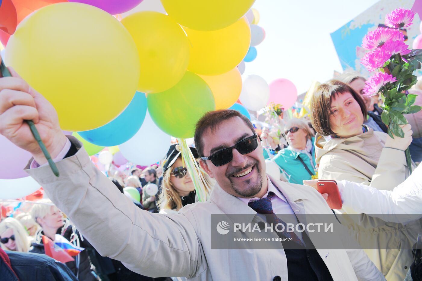 Первомайская демонстрация на Красной площади