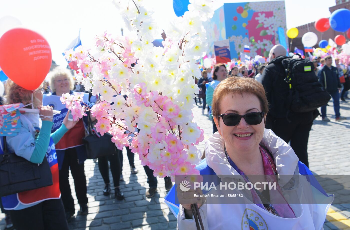 Первомайская демонстрация на Красной площади