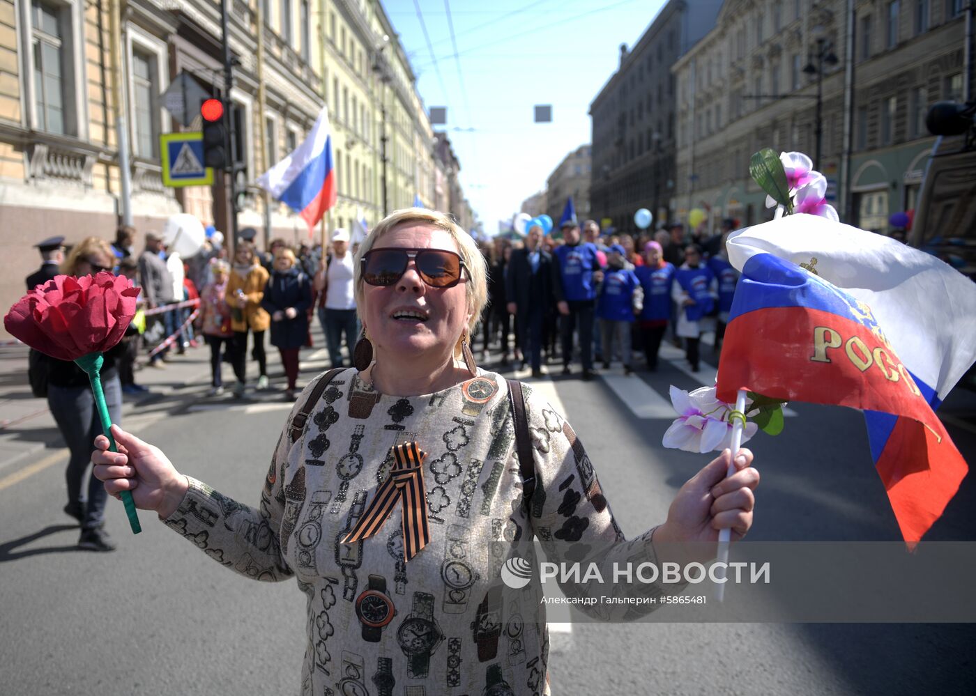 Первомайские демонстрации в регионах России