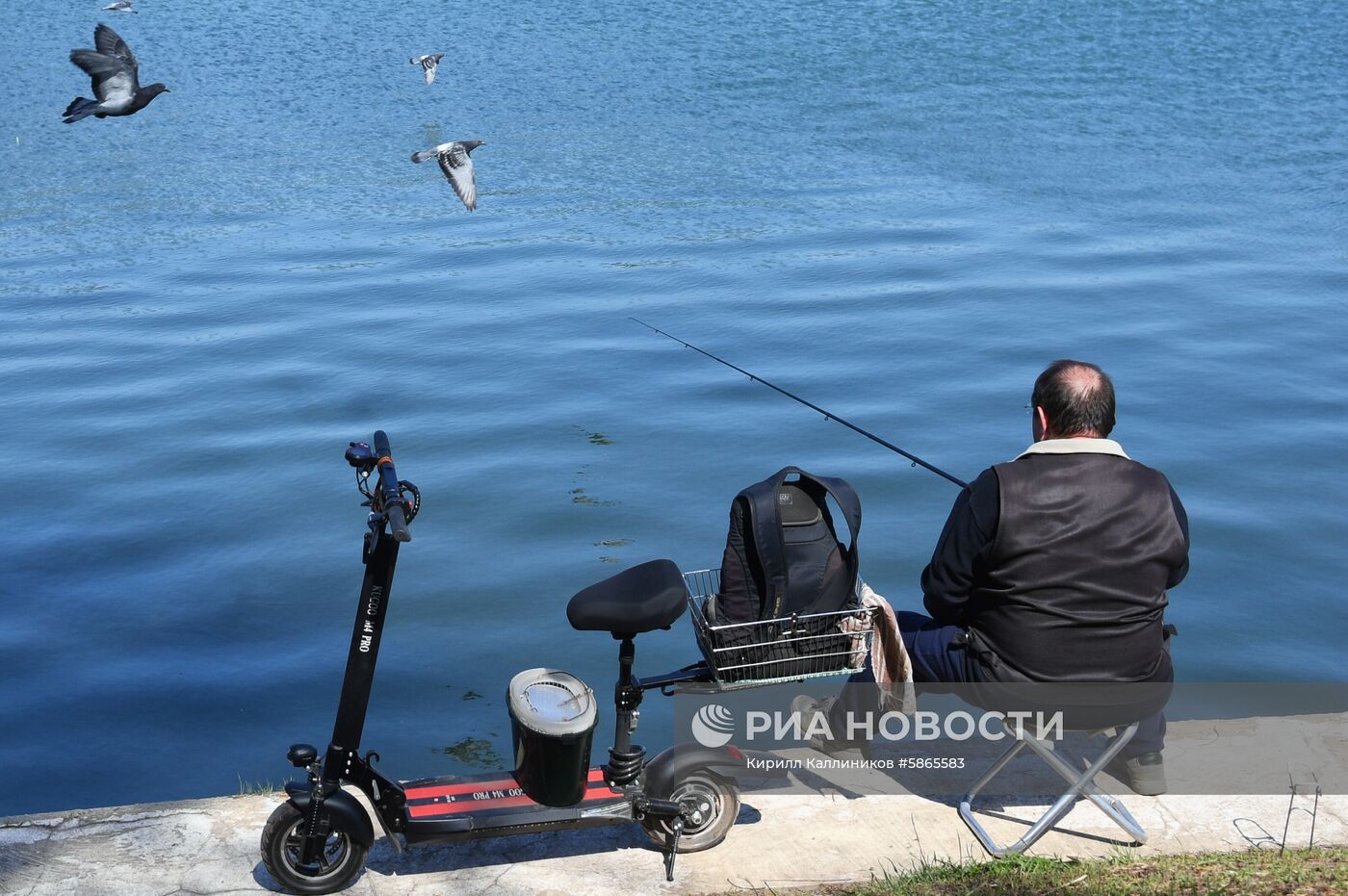 Отдых горожан в парках Москвы 