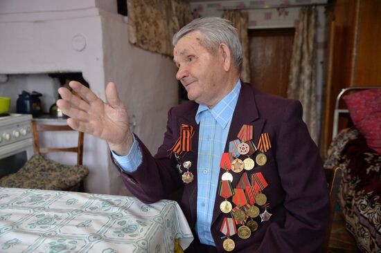 Ветеран Великой Отечественной войны Александр Дмитриевич Панов  