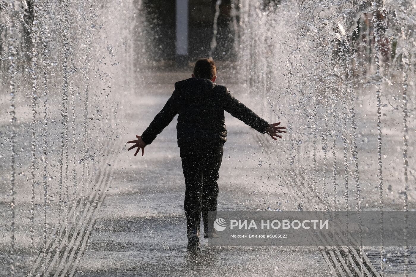 Отдых горожан в парках Москвы 