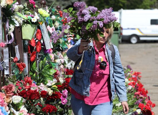 Траурные мероприятия в Одессе в память о событиях 2 мая 2014 года 
