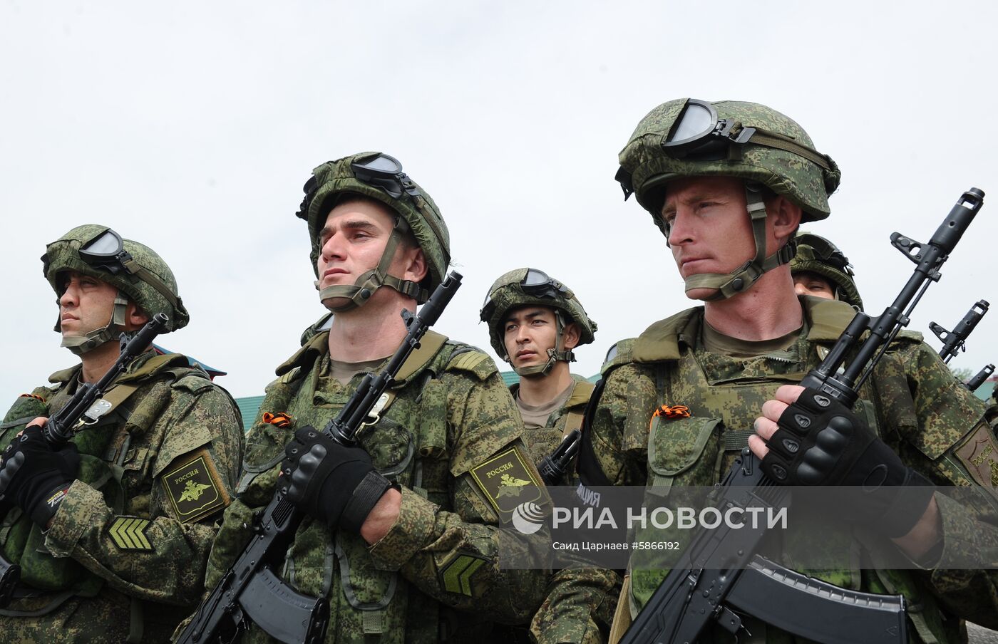 Репетиция парада Победы в Грозном