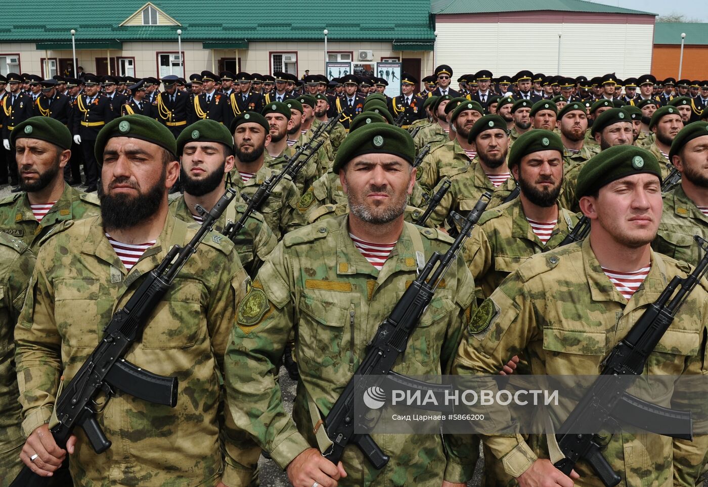 Репетиция парада Победы в Грозном