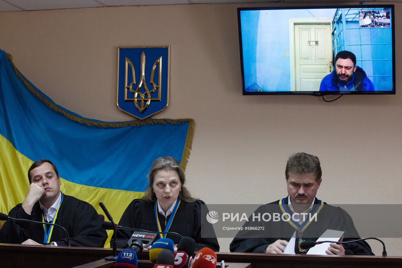 Заседание суда по делу К. Вышинского в Киеве