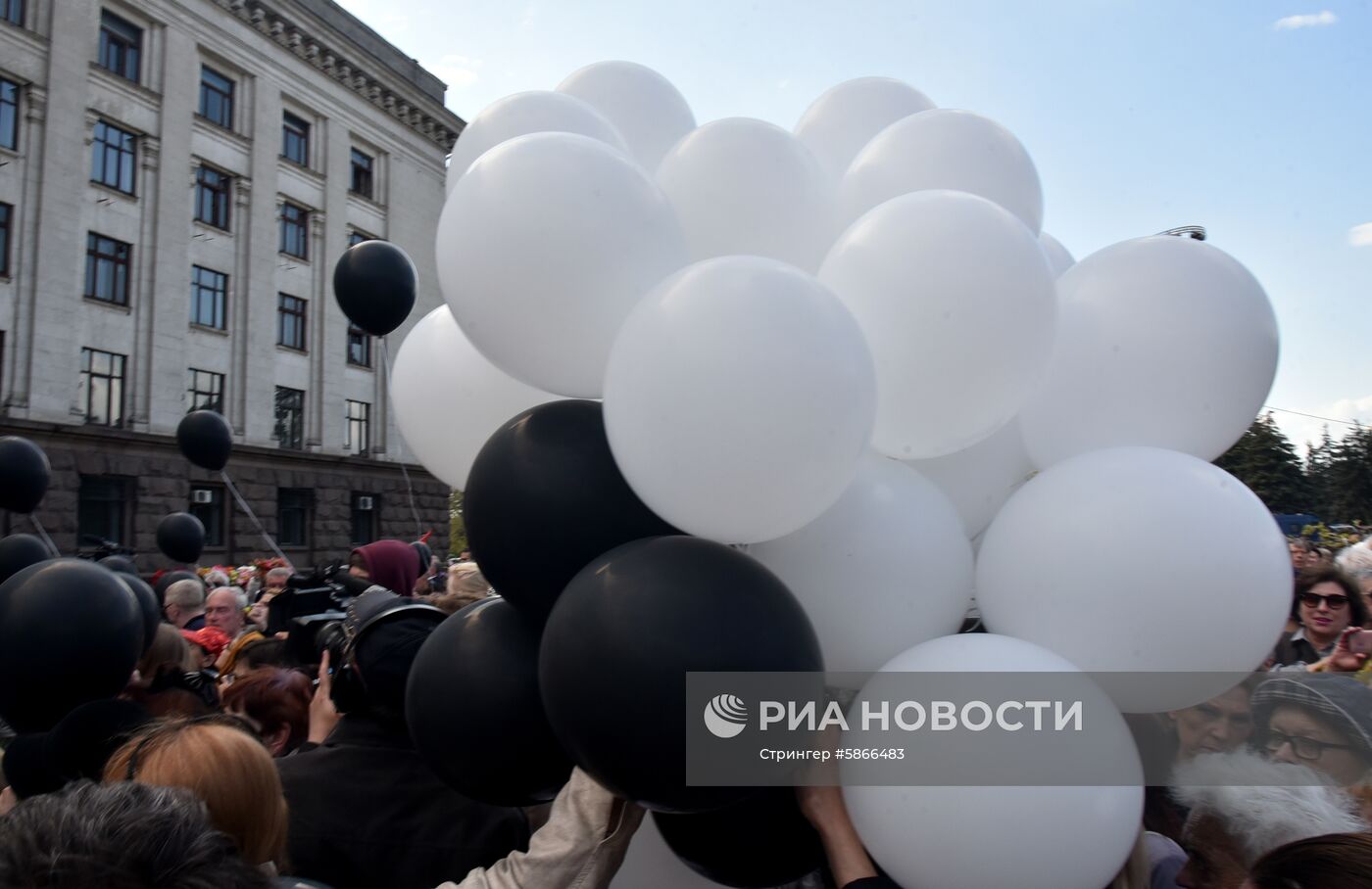 Траурные мероприятия в Одессе в память о событиях 2 мая 2014 года 