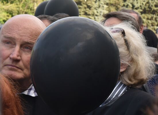 Траурные мероприятия в Одессе в память о событиях 2 мая 2014 года 