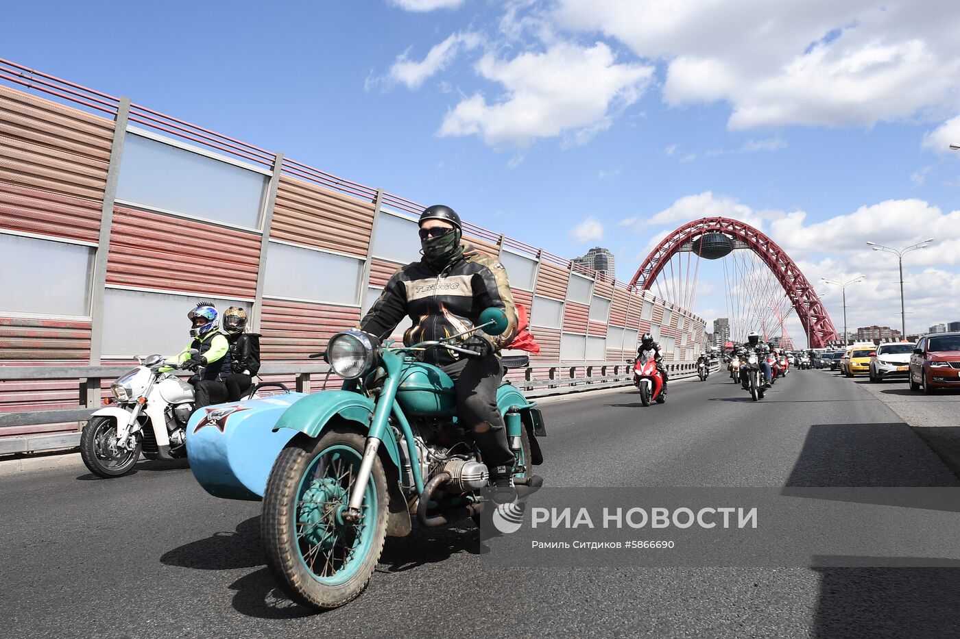 Открытие мотосезона в Москве