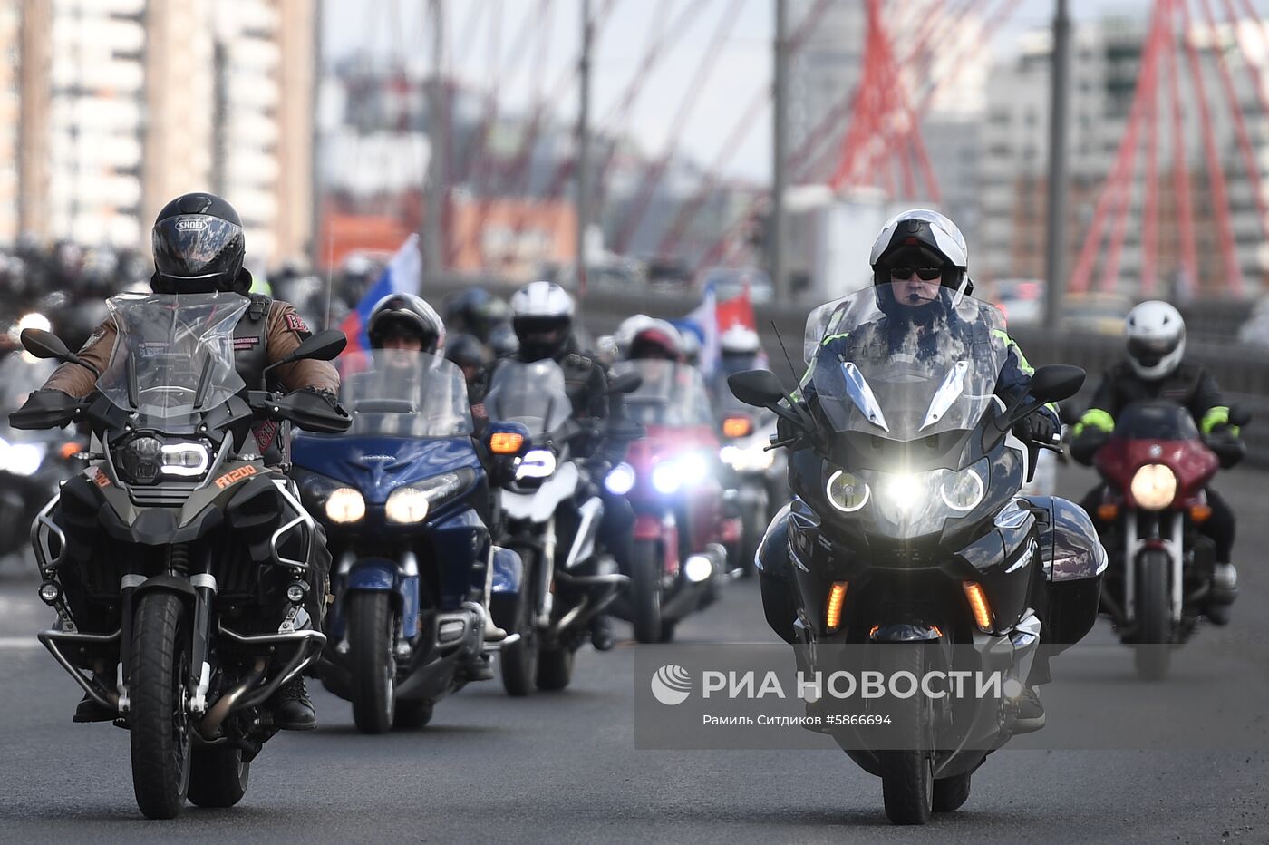 Открытие мотосезона в Москве