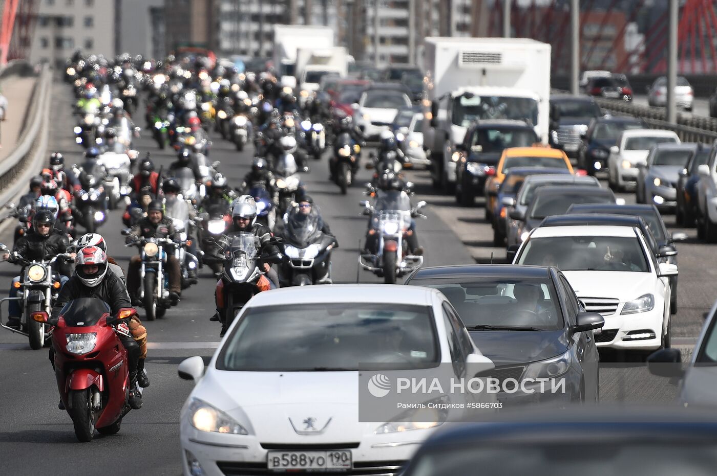 Открытие мотосезона в Москве