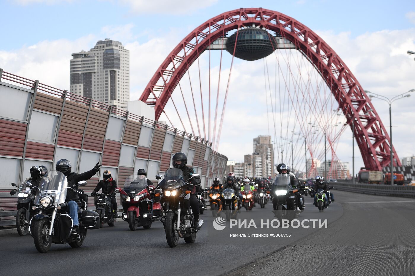 Открытие мотосезона в Москве