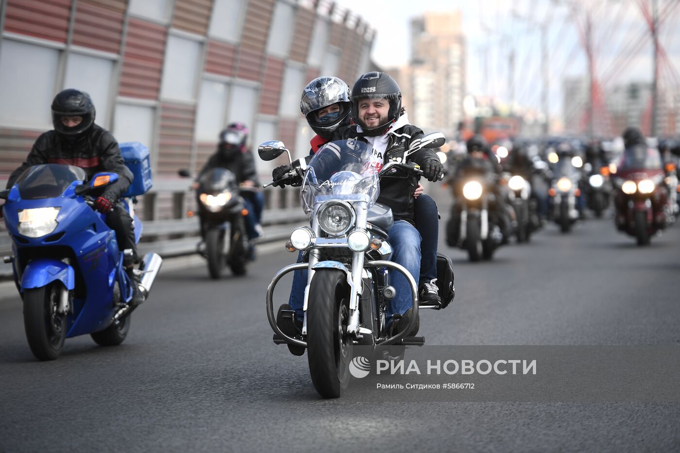 Открытие мотосезона в Москве