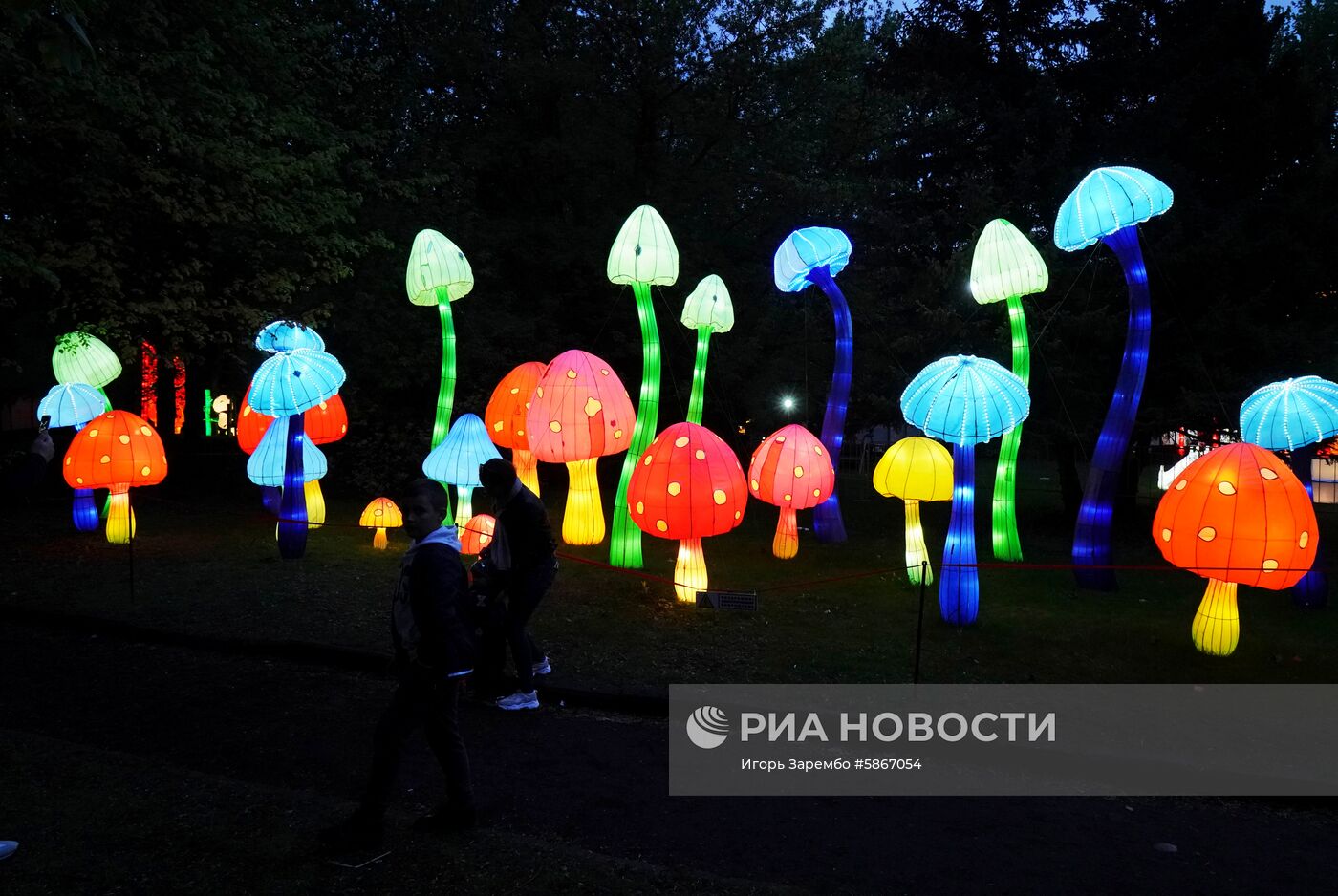 Фестиваль гигантских китайских фонарей в Калининграде