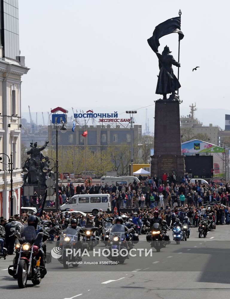 Открытие мотосезона во Владивостоке