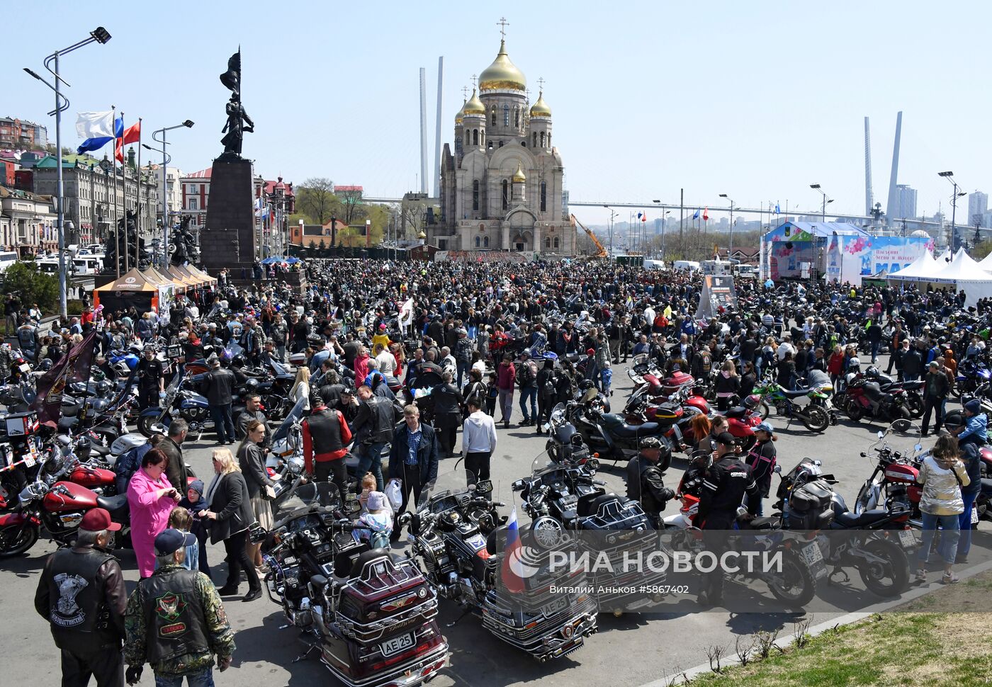 Открытие мотосезона во Владивостоке