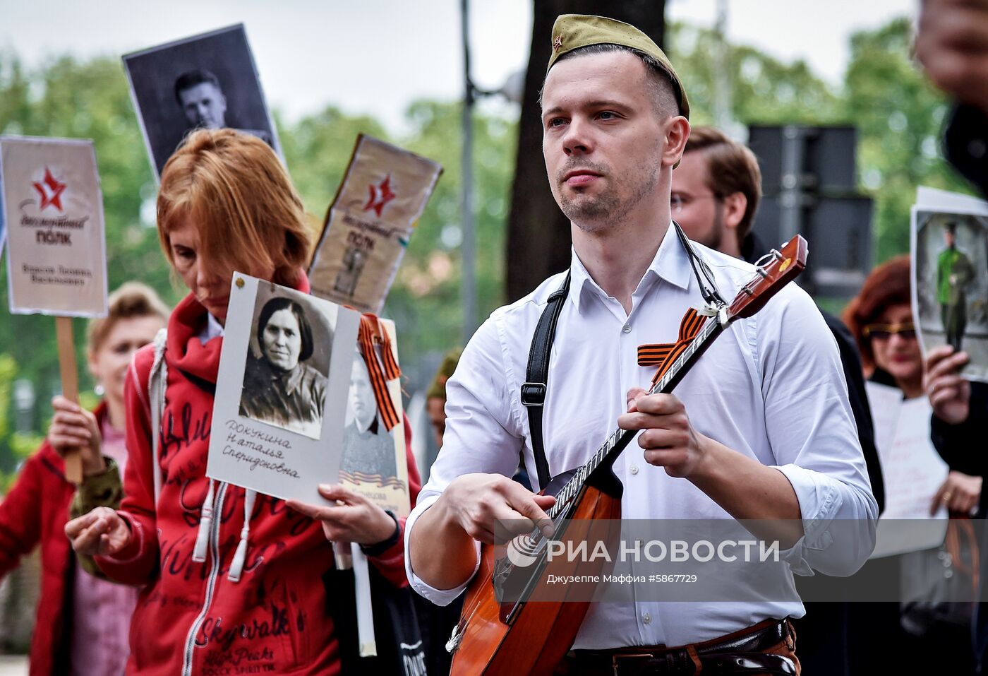 Акция "Бессмертный полк" в Риме