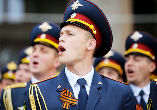 Репетиция парада Победы в Волгограде