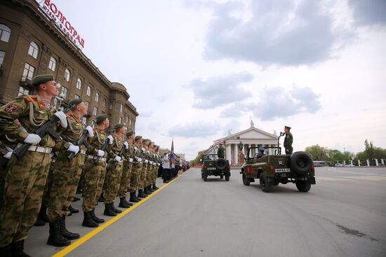 Репетиция парада Победы в Волгограде