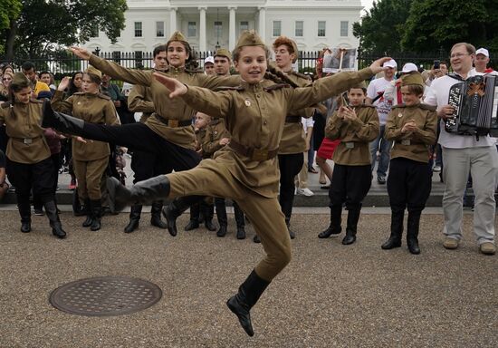 Акция "Бессмертный полк" в США