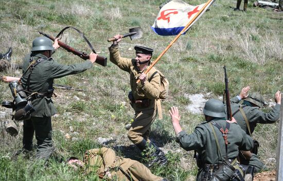 Военно-исторический фестиваль «Высота Горная» в Севастополе