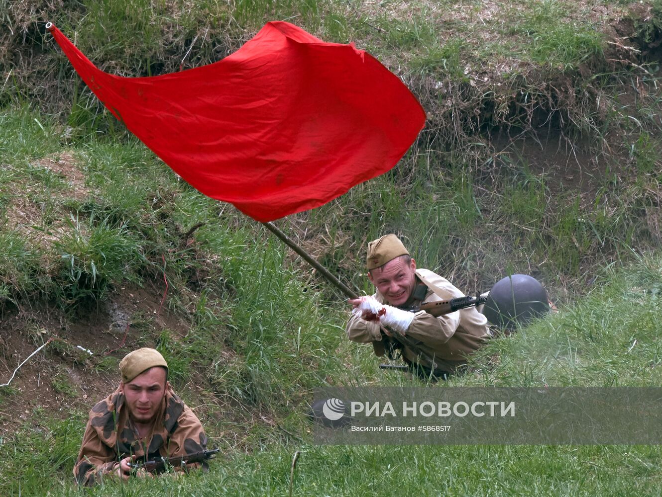 Военно-историческая реконструкция "Штурм Сапун-горы"