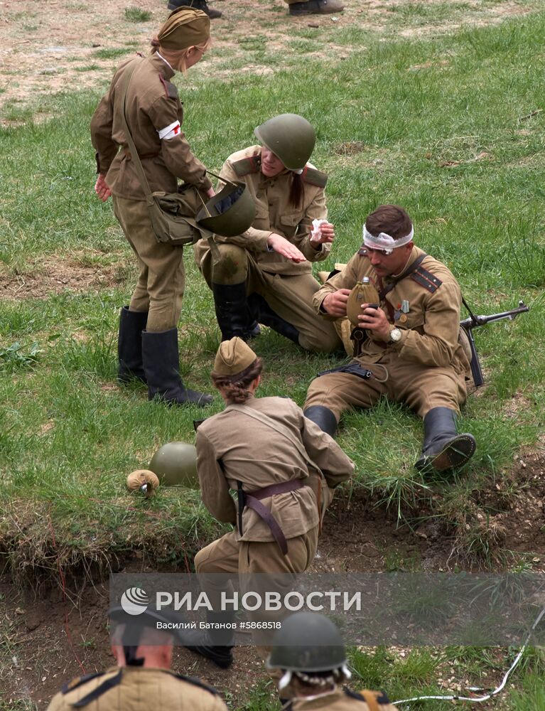 Военно-историческая реконструкция "Штурм Сапун-горы"