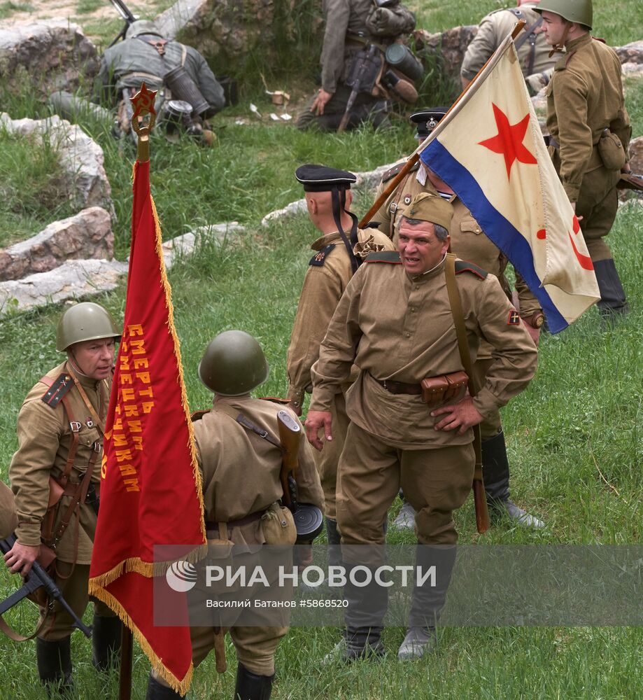 Военно-историческая реконструкция "Штурм Сапун-горы"