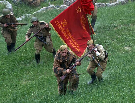 Военно-историческая реконструкция "Штурм Сапун-горы"