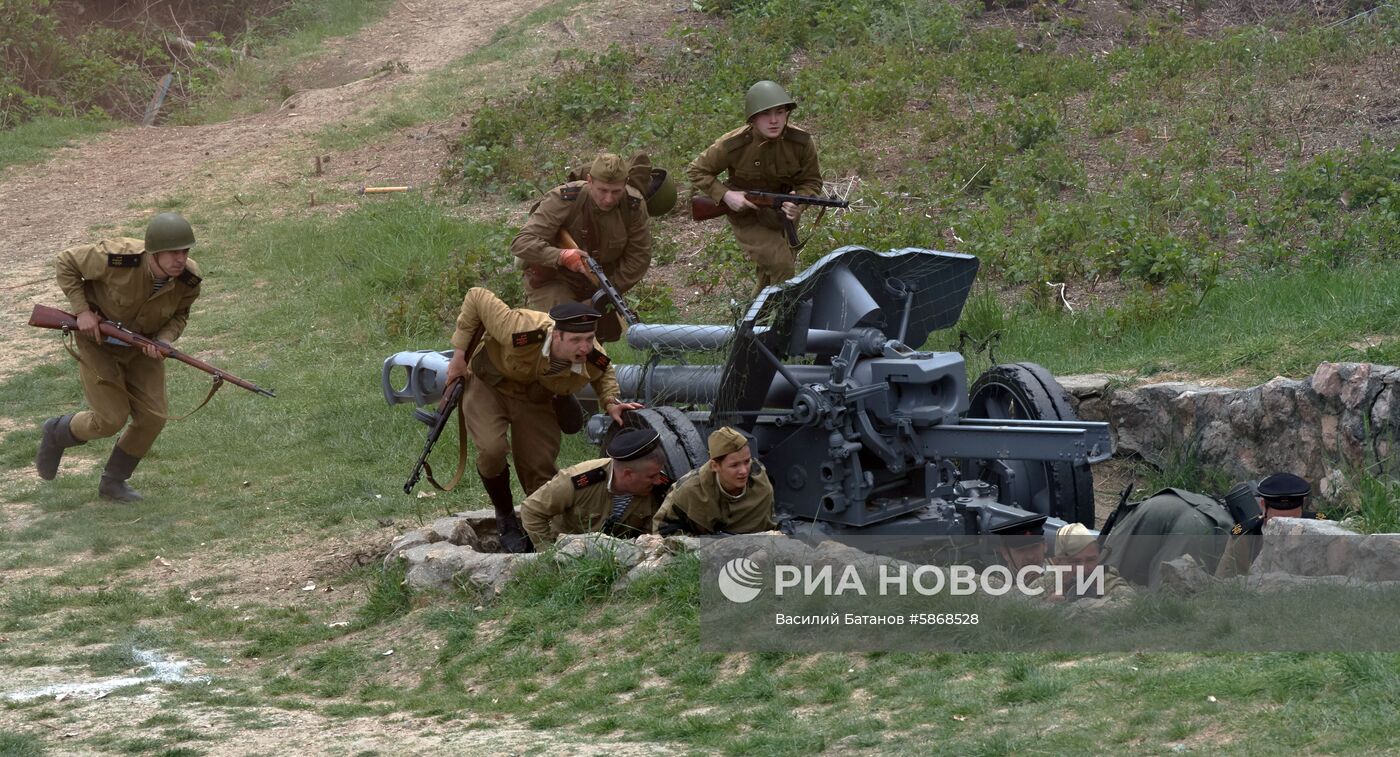 Военно-историческая реконструкция "Штурм Сапун-горы"