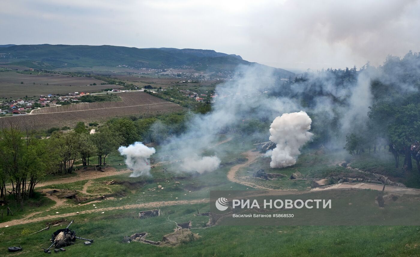 Военно-историческая реконструкция "Штурм Сапун-горы"