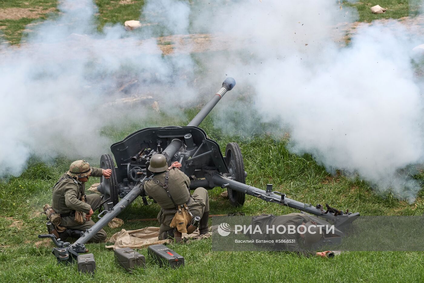 Военно-историческая реконструкция "Штурм Сапун-горы"