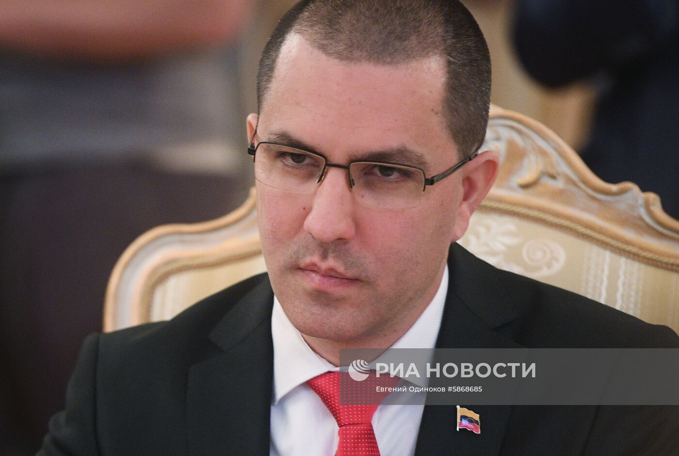 Встреча глав МИД РФ и Венесуэлы С. Лаврова и Х. Арреасы
