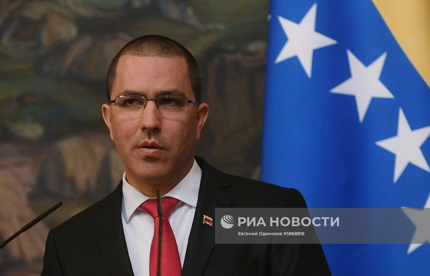 Встреча глав МИД РФ и Венесуэлы С. Лаврова и Х. Арреасы