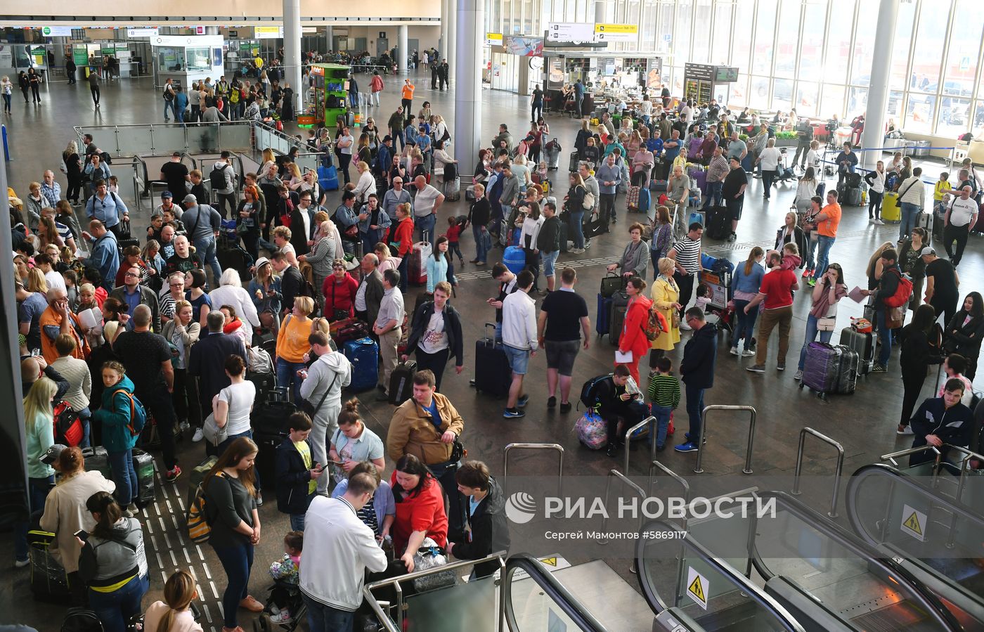 Ситуация в аэропорту Шереметьево