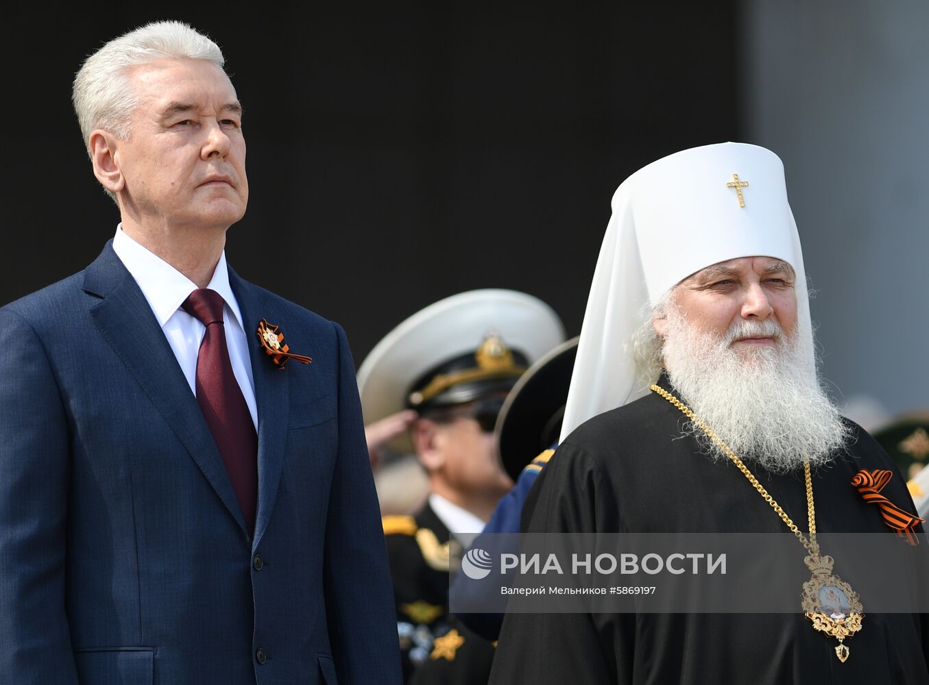 Парад кадетов на Поклонной горе 