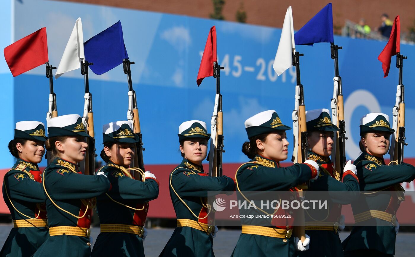 Генеральная репетиция парада Победы 