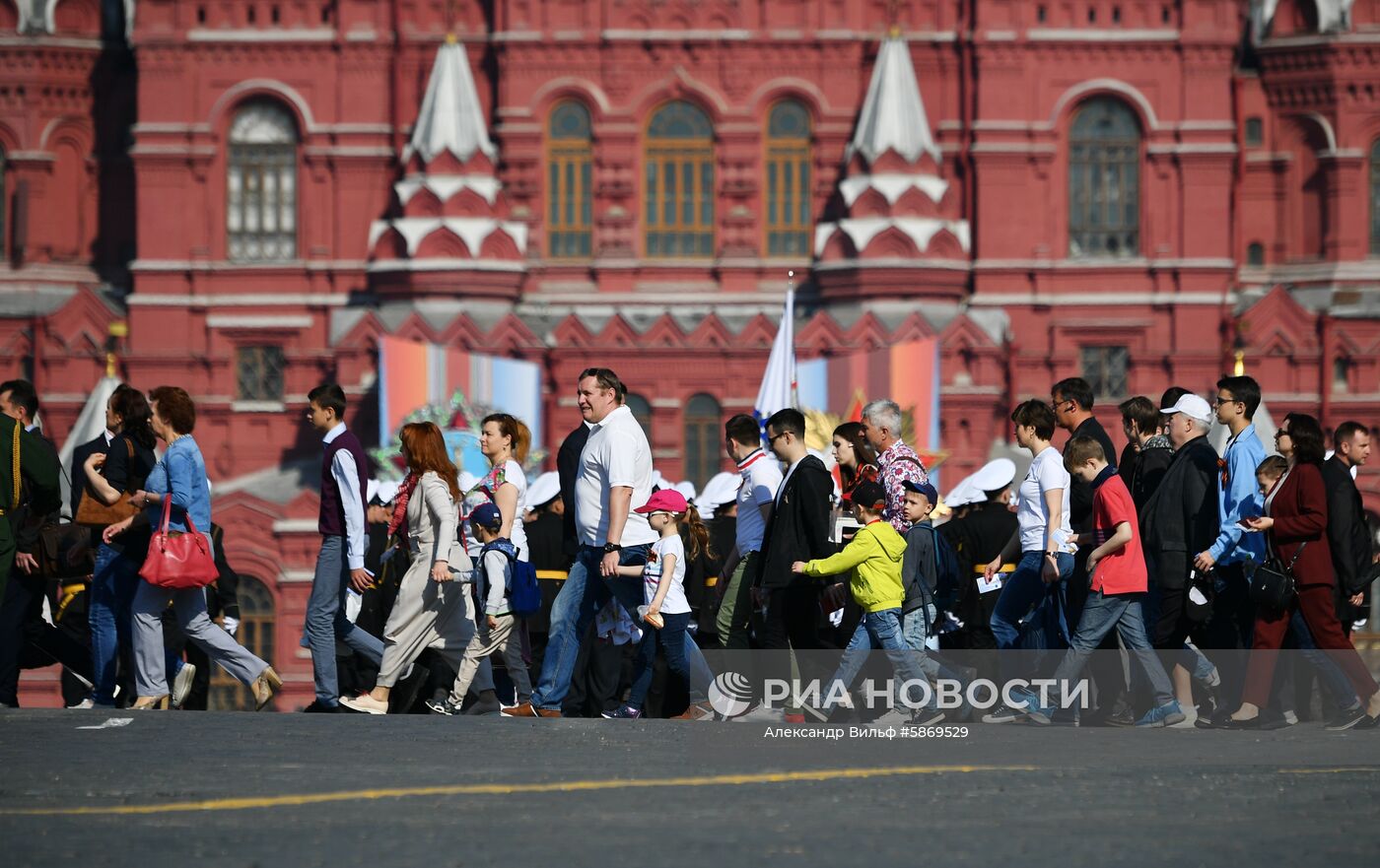 Генеральная репетиция парада Победы