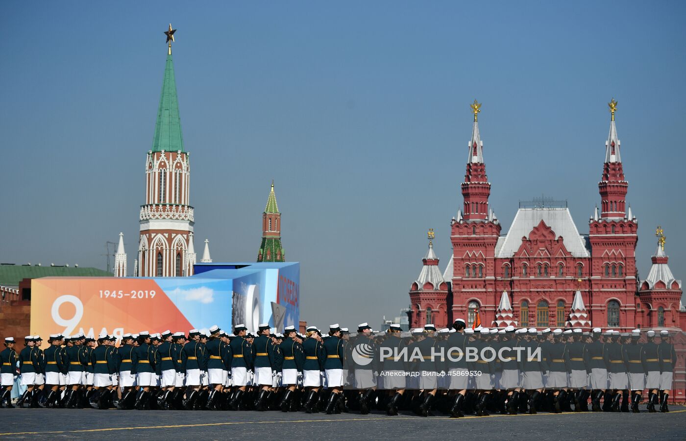 Генеральная репетиция парада Победы 