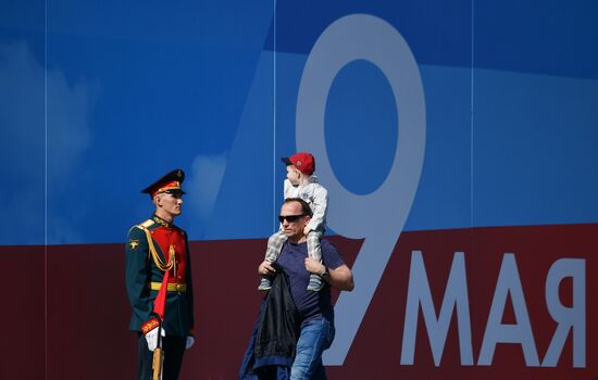 Генеральная репетиция парада Победы 