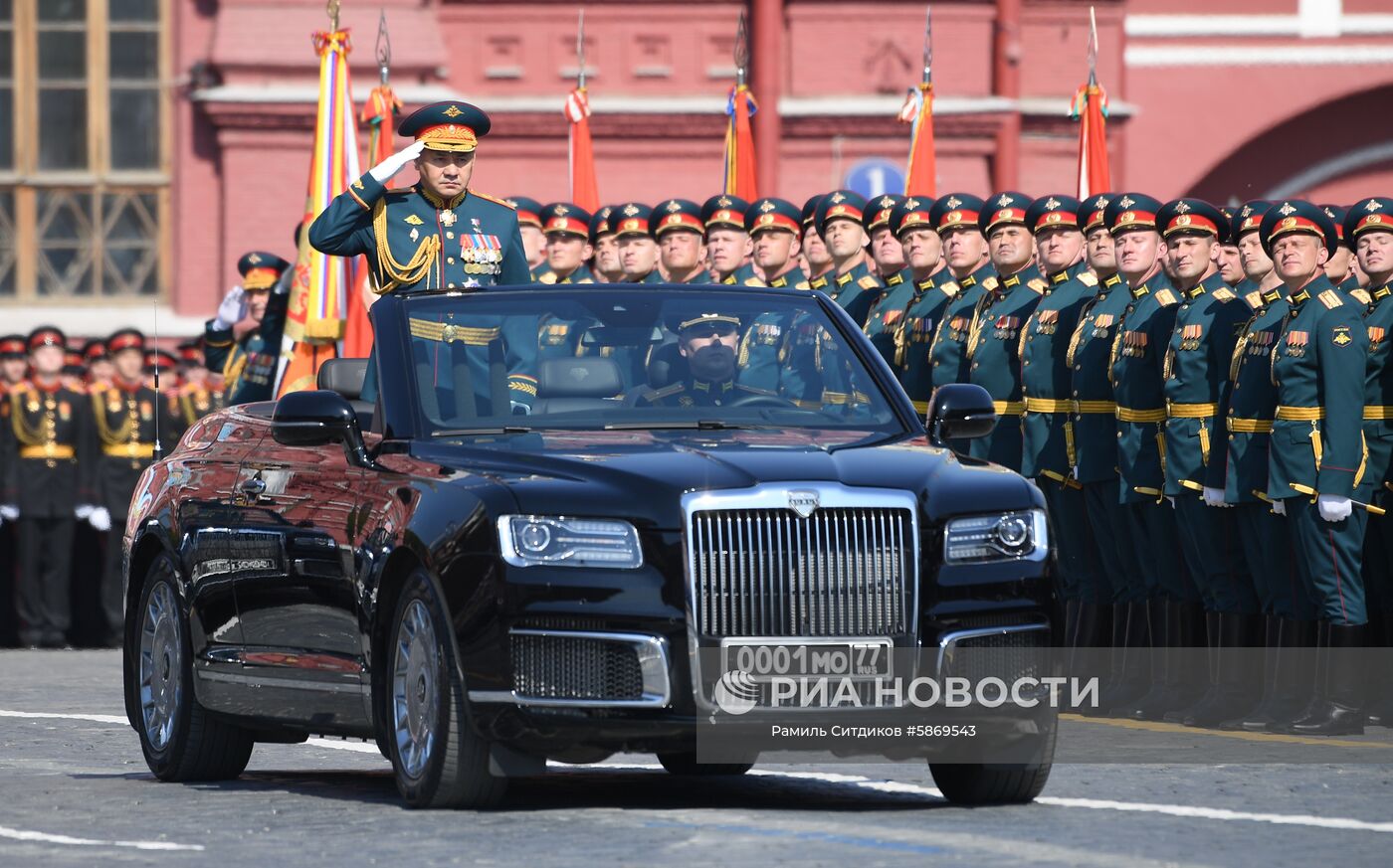 Генеральная репетиция парада Победы 